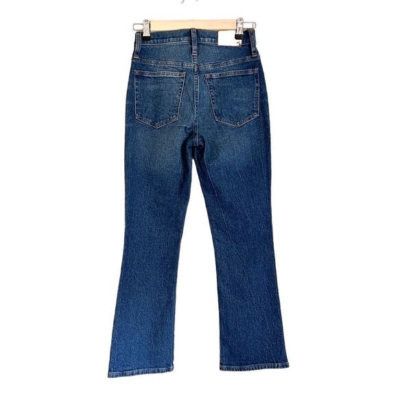 NWT J. Crew 9" Demi Boot Cut Crop Palmyra Hash Denim Jean BP487 Retails $128 - Picture 6 of 13